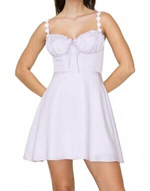 NEW B.RIGHT floral straps dress in lavender